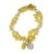 Earth's Jewels Semi-Precious New Jade Natural Green 2-Strand Bracelet, Circle Charm
